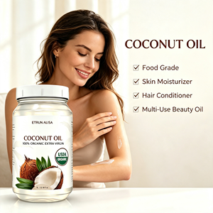 ETRUN ALISA OEM <span class=keywords><strong>Olio</strong></span> <span class=keywords><strong>di</strong></span> <span class=keywords><strong>Cocco</strong></span> Extra Vergine 100% Puro <span class=keywords><strong>Naturale</strong></span> Biologico, Grado Alimentare VCO, <span class=keywords><strong>Olio</strong></span> <span class=keywords><strong>di</strong></span> <span class=keywords><strong>Cocco</strong></span> Spremuto a Freddo per la Salute - Product Image 3