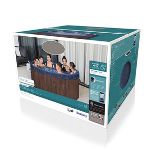 Bestway way way way m X 70 Toronto ThermaCore طائرة هوائية ذكية بالإضافة إلى أحواض سبا قابلة للنفخ مع تحكم بالتطبيق 5-7 شخص - Product Image 6