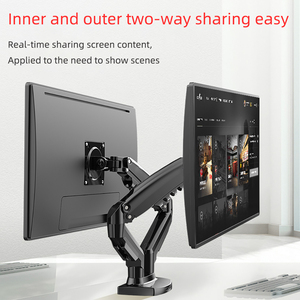 Giá Đỡ Màn Hình Hai Cánh Tay LCD Để Bàn Lò Xo Khí Màn Hình Kép Giá Đỡ Màn Hình - Product Image 4