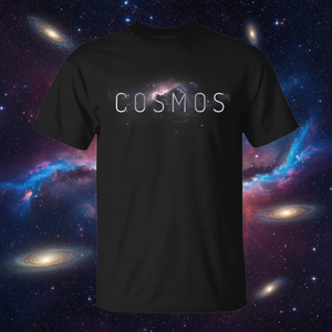 Camiseta Cosmos Universe con diseño de Space Lover, camisa negra con cuello redondo y manga corta con estampado digital para hombre - Product Image 3