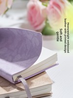 Agenda A6 à couverture souple personnalisable de poche Petit cahier Couverture en cuir épais Bloc-notes pratique et portable Journal intime