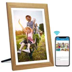 Bingkai Foto Digital SSA Wi-Fi 15.6 Inci, Bingkai Foto Digital dengan Layar Resolusi Tinggi IPS, Email, Aplikasi IOS dan Android DLNA dan Sensor Gerakan