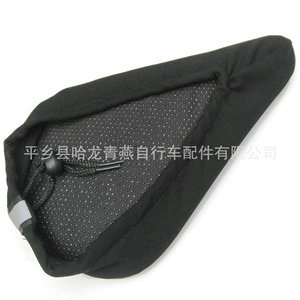Housse de selle de vélo en gel rouge et bleu, coussin en silicone confortable pour VTT, design sportif unisexe pour adulte - Product Image 5