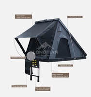 Carpa de Techo Triangular de Aluminio, Carcasa Rígida, Ultra Delgada de 18 cm, Plegable, 150 cm de Altura al Montar, Impermeable, para SUV, OEM