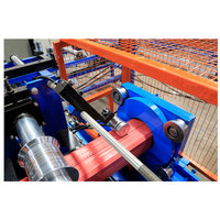 Machine de formage de tuyaux de descente et de tuiles pour toiture avec moteur à engrenages et composants essentiels à vendre