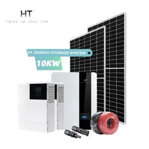 HT Renewable Home 5-10kw Solar Kit Panel Energy System For Home Use Factory Wholesale Off Grid Solar Systems