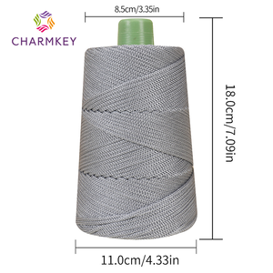 Charmkey 하이 퀄리티 경량 얼음 실크 실 얼음 대마 실 여름 태양 모자 가방 - Product Image 3