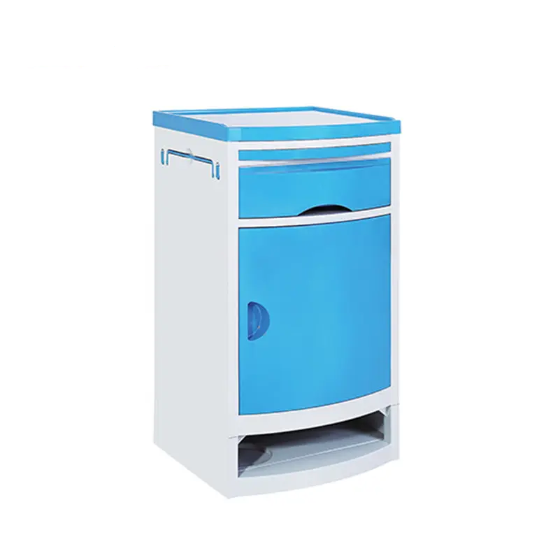 SL-803 Hospital Furniture ABS Bedside Locker With Shoe Rack Cabinet Furniture