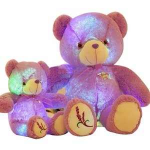 Lampe de nuit LED 38 cm Ours en peluche lumineux/ Ours en peluche brillant mignon Jouets pour bébés - Product Image 5