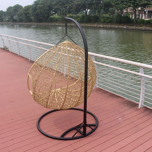Chine usine confortable extérieur et chambre à coucher chaise longue en métal berceau rotin balançoire style moderne patio balcon chaise longue - Product Image 4