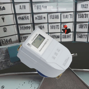 <span class=keywords><strong>Compteur</strong></span> d'<span class=keywords><strong>eau</strong></span> prépayé intelligent en laiton DN15 Affichage numérique avec valve de radiofréquence précise Protection IP68 personnalisable OEM - Product Image 3
