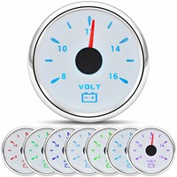 Juego de 6 Indicadores: Velocímetro GPS de 85 mm (0-120 MPH), Tacómetro de 8000 RPM y Medidor de Combustible/Aceite/Temperatura/Voltaje de 52 mm con Sensores
