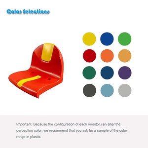 Asientos de Plástico para Gradas con Logotipo Personalizado, Sillas de Estadio al por Mayor, Sillas Deportivas para Exteriores - Product Image 2