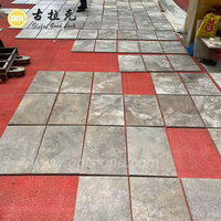 Carreaux de travertin argenté naturel à coupe transversale - Poli et rempli, pour murs et sols intérieurs/extérieurs (60x60, 30x60, 30x30 cm)