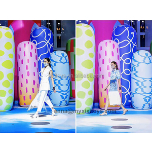 Tùy chỉnh <span class=keywords><strong>PVC</strong></span> <span class=keywords><strong>Inflatable</strong></span> trụ cột cho trung tâm mua sắm trang trí kín roly-poly cột đồ chơi cho Câu lạc bộ quảng cáo inflatables - Product Image 4