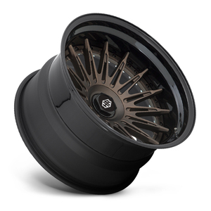 Nuevas llantas HRW FORGED de aleación de aluminio con diseño cóncavo, multirradio, fibra de carbono, ancho 8J, patrón de pernos 5x4.5, acabado plateado. - Product Image 1