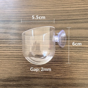 Copa Transparente para Hematozoides, Copa para Lombrices Rojas, Contenedor de Alimentación de Vidrio Orgánico, Copa para <span class=keywords><strong>Plantas</strong></span> Acuáticas, Copa de Aire, Copa para Mosquitos, Copa para Krill - Product Image 3