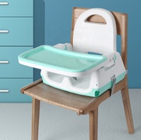 Vente d'usine : Chaise haute portable en plastique pour bébé, chaise rehausseur de sécurité pour bébé