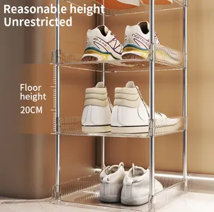 Eco-Friendly Plastic Organizer Spices Sundries Toys Shoes Plastic Storage Rack Plastic Kitchen Storage Holders