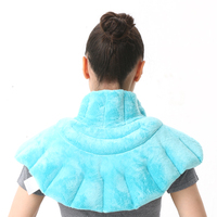 Microwaveable Heating Pad Weighted Cordless Heated Neck and Shoulder Wrap with Lavender Aromatherapy for Pain Relief, Comfort