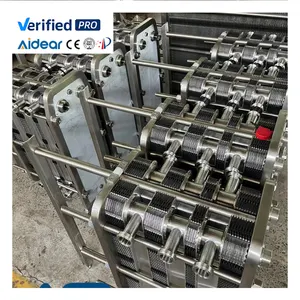 Aidear Industrial High Temperature High Pressure Gasket Plate Heat Exchanger with CE