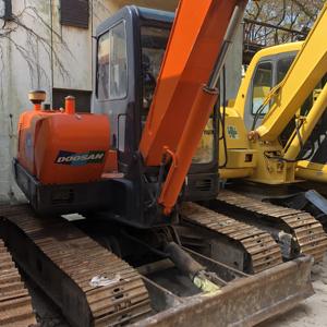 Pelle hydraulique sur chenilles d'occasion Doosan DH55 -V DH60-9 DX140W de haute qualité à Shanghai Yard - Product Image 2