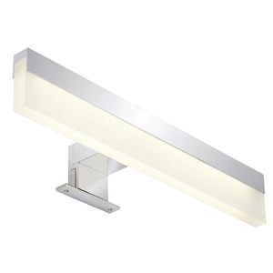Lámpara LED para baño de 8W 3000K, acabado cromo, ideal para iluminación ambiental y decorativa en espacios húmedos. - Product Image 1