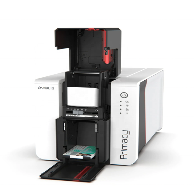 High Quality Primacy 2 Business Plastic PVC ID Card Sublimation Printer with CR80 USB Interface 1400 Black/280 Color Cards/Hour