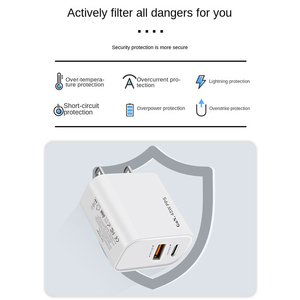 Adaptateur de voyage incassable USB-C PD45W pour Royaume-Uni, <span class=keywords><strong>prix</strong></span> de gros, plusieurs chargeurs muraux portables pour téléphone <span class=keywords><strong>portable</strong></span> - Product Image 5