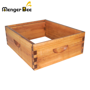 Venta directa de fábrica Recubierto de cera Medium Super Box Set Bee Hive Box con 10 marcos Langstroth - Product Image 1