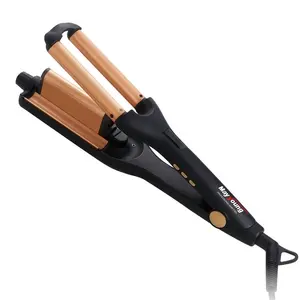 Dijital 6X vari-waver derinlik ayarlanabilir Pro Styling plaj dalgaları saç waver