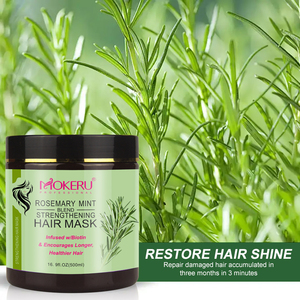 Set de Champú y Acondicionador para el Crecimiento del Cabello MOKERU con Romero, Fórmula Reparadora Orgánica <span class=keywords><strong>Sin</strong></span> Sulfatos con Aceite de Romero - Product Image 4