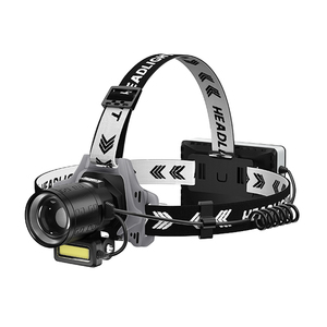 2025 Popular Aluminum Alloy Strong White Laser <strong>Headset</strong> Rechargeable Outdoor Running Fishing Zoom Sensor Function LED Headlamp - Product Image 1