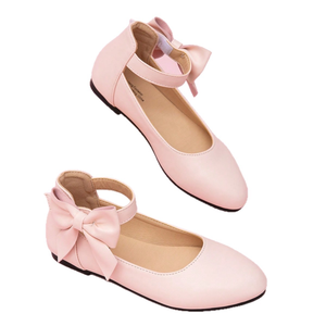 Zapatos Mary Jane de Princesa para Niñas, Zapatos de Vestir Planos de Moda con Suela Suave de Cuero, Hebilla con Lazo y Diseño a Cuadros - Product Image 6