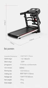 Commerciële Elektrische Home Opvouwbare Gym Fitness Apparatuur Gemotoriseerde Loopmachine Loopband Met Scherm Voor Thuis Of Gym Gebruik - Product Image 2