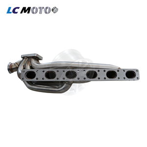 Colector de escape turbo para <span class=keywords><strong>BMW</strong></span> <span class=keywords><strong>E36</strong></span> <span class=keywords><strong>320I</strong></span> 323i 325i M3 S50 M50 M52 S50 S52 <span class=keywords><strong>1992</strong></span>-1998 T4 de acero inoxidable 304 con brida - Product Image 4