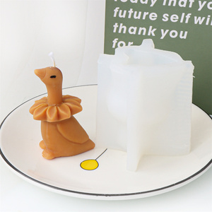 Flor suculenta Animal vela molde silicona Gallo/serpiente/flamenco/pato/gato herramienta DIY perfecto para decoración del hogar y regalo <span class=keywords><strong>de</strong></span> Festival único - Product Image 3