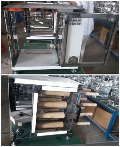 Kurtoskalacs kurtos kalacs Con lăn ống khói bánh lò kurtos kalacs-macchina Bánh Snack trdelnik nướng máy thép không gỉ - Product Image 5