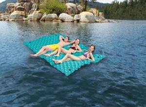 Matelas gonflable géant flottant sur l'eau, matelas pneumatique pour 3 personnes - Product Image 4