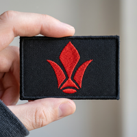 Parche Bordado de Alta Calidad con Diseño Rectangular, Insignia Personalizada para Decoración de Ropa, Bolsas y Sombreros