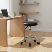 Chaise de bar moderne nordique pour la maison et l'hôtel, confortable, durable, avec roulettes de qualité supérieure