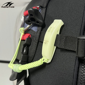 Sifflet de survie AquaTide à double fréquence, lumineux dans le noir, équipement de sécurité d'urgence pour l'extérieur, léger, en matériau PP - Product Image 3