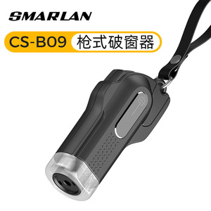 Outil d'évacuation d'urgence pour briser les vitres de voiture, acier inoxydable PCABS blanc, marteau de sécurité portable multifonctionnel - Product Image 4