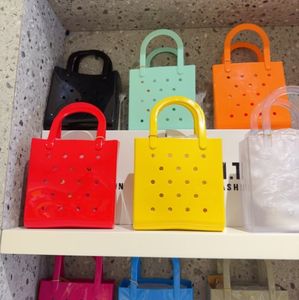 2025 nuevo DIY Cave Macaron PVC cesta de lavado de <span class=keywords><strong>playa</strong></span> bolsa de gelatina para el Día de San Valentín Diwali regreso a la escuela Día DE LA MADRE Año Nuevo - Product Image 3