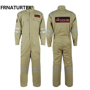 OEM băng phản quang an toàn quần áo bán buôn chống cháy Coverall an toàn công nghiệp khai thác mỏ Yếm bảo hộ lao động