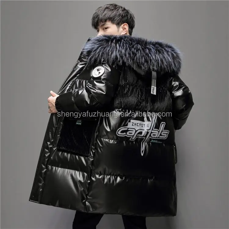 New Design New Men's Hooded Winter Puffer Jacket Fill Power Puffy Jacket Quilted Coats Men's Down Jackets