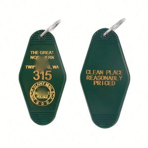 Factory Direct High Quality Retro Inspired Motel <b>Keychains</b> <b>Custom</b> Hotel <b>Keychains</b> - Product Image 5