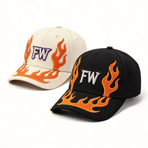 Gorra de 6 Paneles con Logotipo Bordado Personalizado, Gorras de Béisbol con Visera Curva - Product Image 2