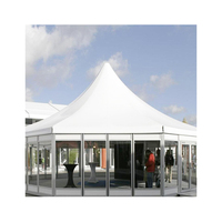 Tente en aluminium personnalisée de haute qualité pour 300 personnes, tente de réception transparente grande et solide, prix d'usine, tente de fête de mariage en plein air