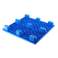 1000x800X140mm Palette en plastique chinoise jetable emboîtable et recyclable légère à 9 jambes pour fournisseur d'exportation